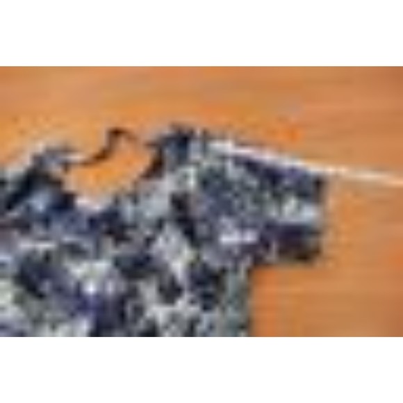 Club Monaco Dress XS Loose Fit Silk Fully Lined Abstract Print‎ Open Back - Picture 7 of 8